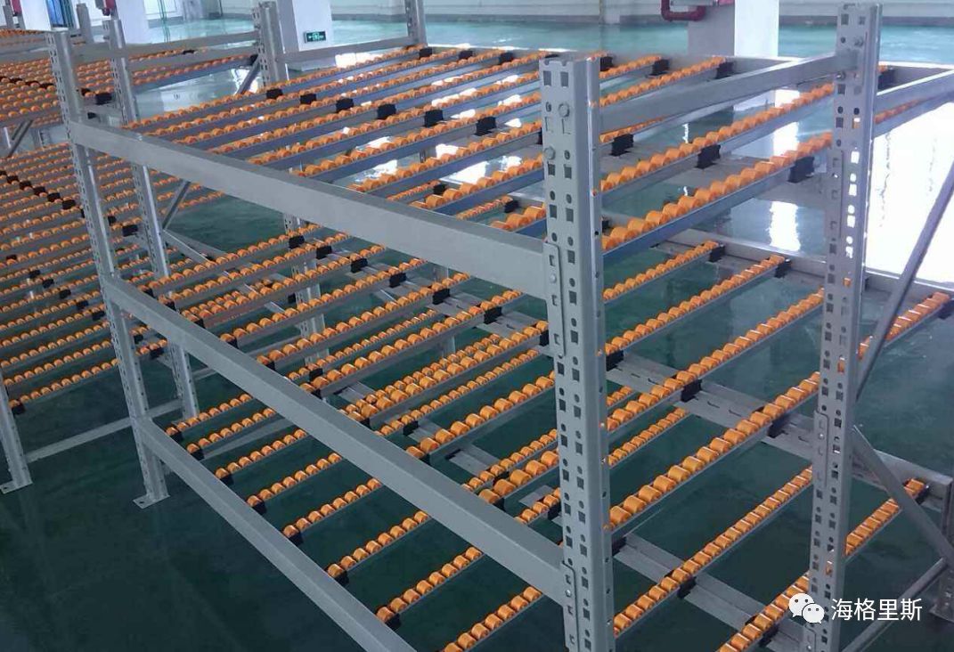 流利式货架尤其适用于超市配发中心
