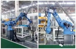 海迈克机器人走入大型塑料托盘制造厂家