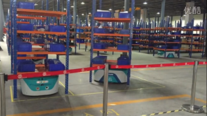 华恒木牛流马仓储机器人实景演示