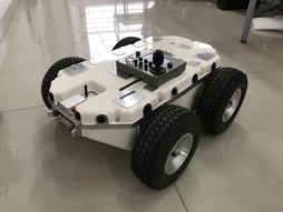 四轮差动机器人移动底盘  接口丰富 软件开源 室外巡检机器人 探险越野机器人