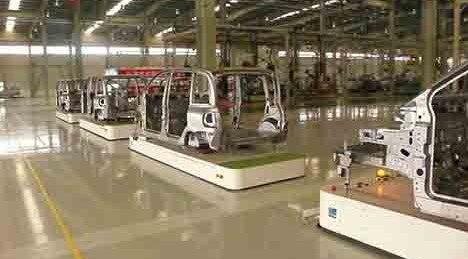 AGV小车将逐渐取代人工物料搬运