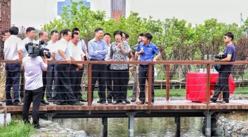 北自所助力槐房再生水厂项目接受陈吉宁市长调研 | 泥区工程全系统一次性投产成功