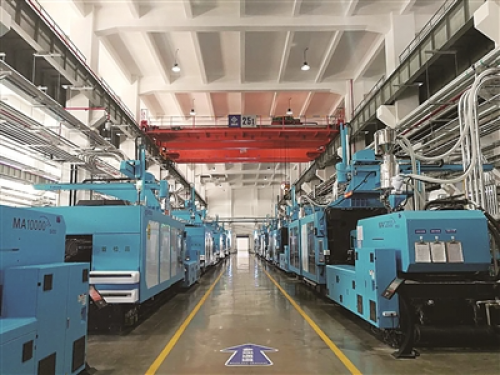 鄞州奥克斯空调智能化生产厂区 车间复工“静悄悄”