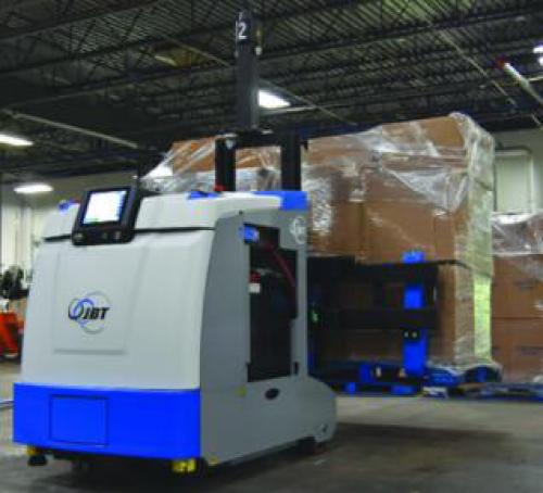 AGV输送系统在食品供应商仓库中的应用