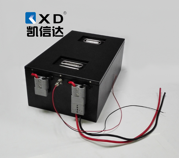 凯信达：AGV自动搬运车 机器人电池48V50AH磷酸铁动力电池组