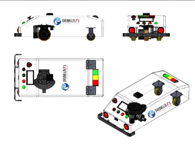 凤凰动力 单舵轮AGV控制系统解决方案