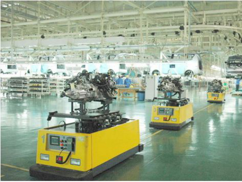 华北工控打造高性能工控机助力AGV提高仓库自动化