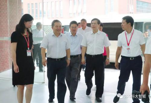 杭州市市长徐立毅莅临科大智能，安徽省委常委、合肥市市委书记宋国权陪同参观