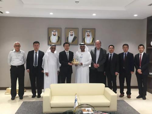 振华朱连宇一行拜访阿联酋和中东客户