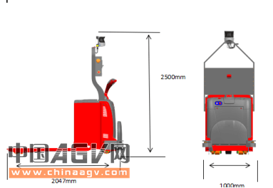 激光导航叉车_智伟达科技AGV叉车_自动搬运叉车