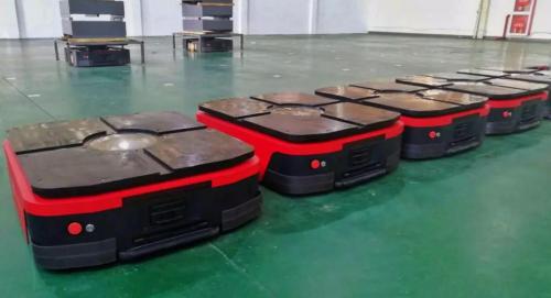 科钛：轻松抬1吨，力大无穷的顶升式AGV了解一下