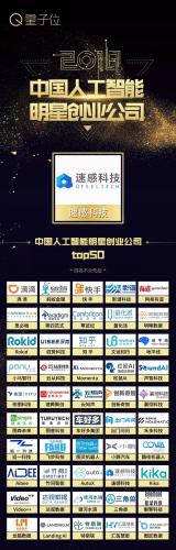 速感科技获“量子位”评选2018中国人工智能明星创业公司