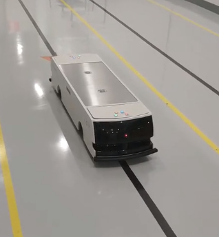 科罗玛特AGV在西门子努力工作