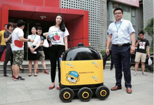 苏宁物流：从“卧龙一号”谈无人配送车的发展意义｜物流“无人化”专题