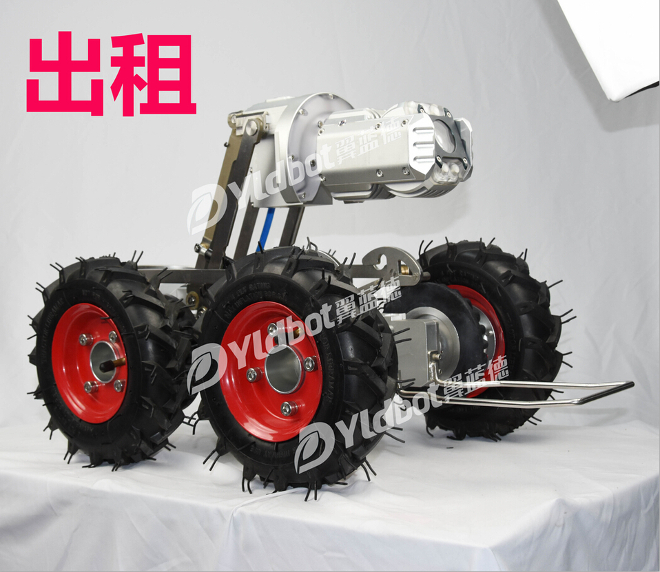 高清管道cctv检测，小型管道爬行机器人，www.landrobots.com_中国AGV网(www.chinaagv.com)