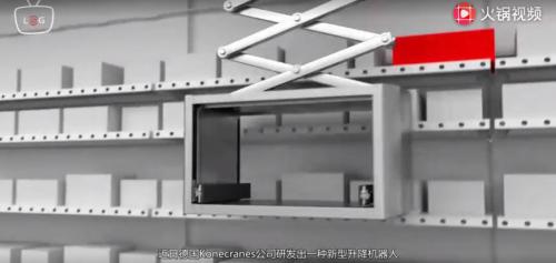 全球存取包裹最快的升降机器人！