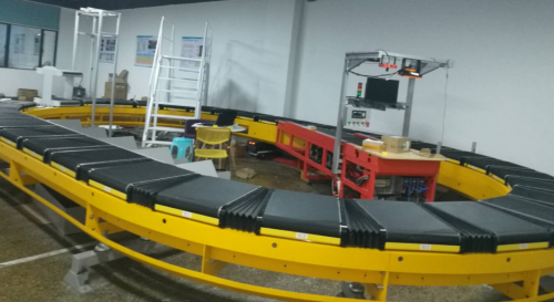 智能动轨轨道机器人分拣系统