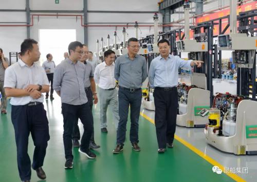 成都天府机场建设指挥部一行到昆船考察交流