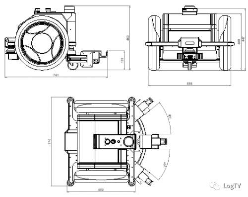 尺寸最小的牵引式AGV，外观形似平衡车 