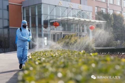 战“疫”，海豚之星AGV机器人是认真的