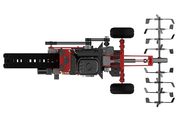 智能拱腰植保机器人