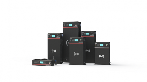 鲁渝能源行业首推200A快充AGV无线充电系统