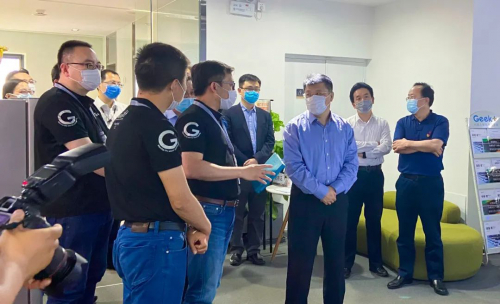 北京朝阳区委书记王灏一行莅临极智嘉调研指导