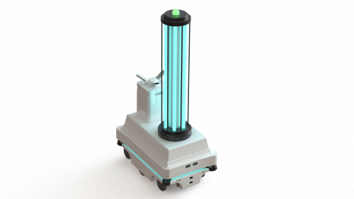 库崎智能室内消毒移动机器人