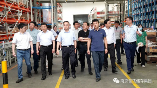 智能引领发展丨市人大常委会主任龙翔一行调研音飞储存智能装备制造工厂