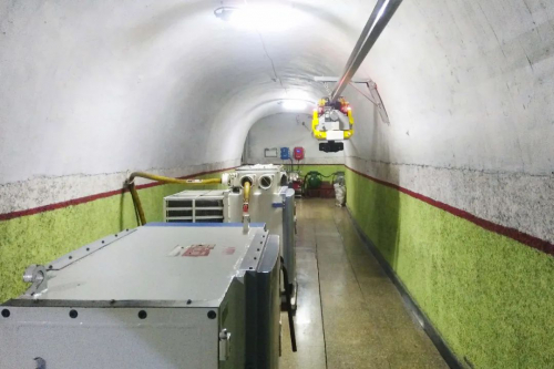 义桥煤矿井下首台巡检机器人投入使用