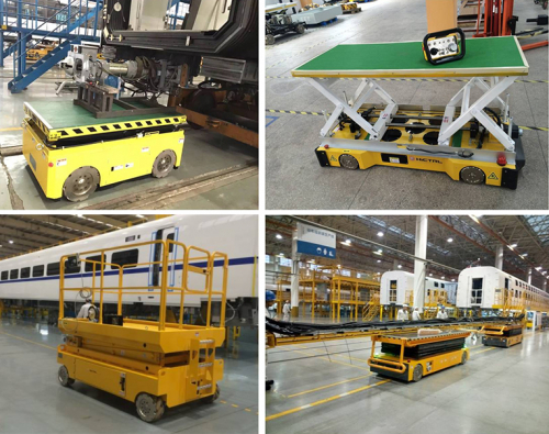 全向移动车在高铁制造中的应用