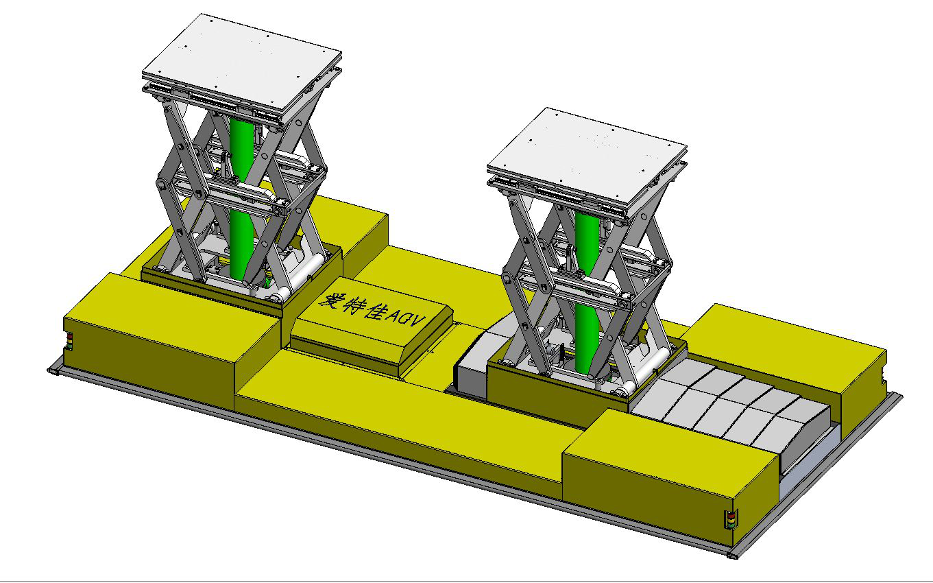 爱特佳：双举升叉式AGV