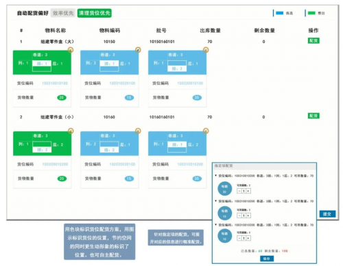 智能收货-自动配货