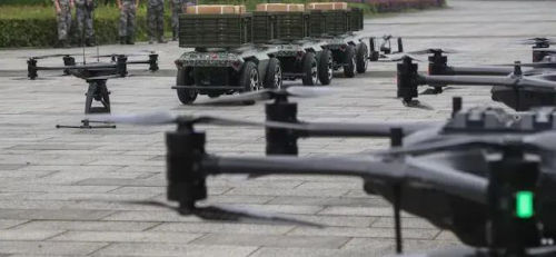 无人机出没！无人车穿梭！这场演练第一次见