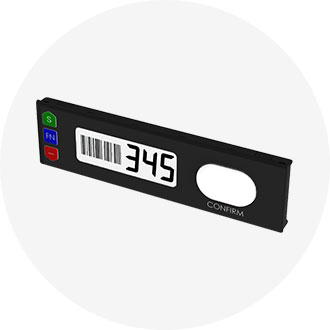 电子标签  eP2030F(3位 白色灯盖)_中国AGV网(www.chinaagv.com)