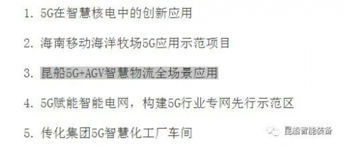 《昆船5G+AGV智慧物流全场景应用》“绽放杯”美丽绽放