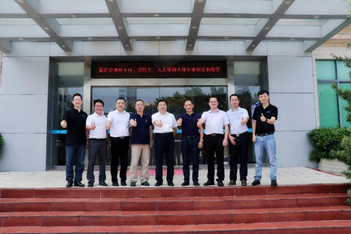 房志凯副主任、刘加勇处长一行莅临慧谷珠海基地考察全国人工智能大赛筹备情况