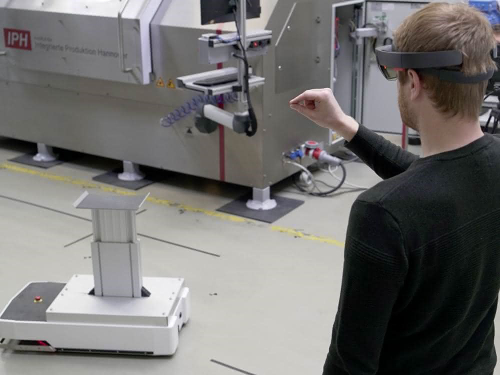 德国科学家通过增强现实（AR）直观地控制AGV