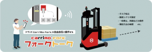 ZMP为无人叉车提供遥控功能