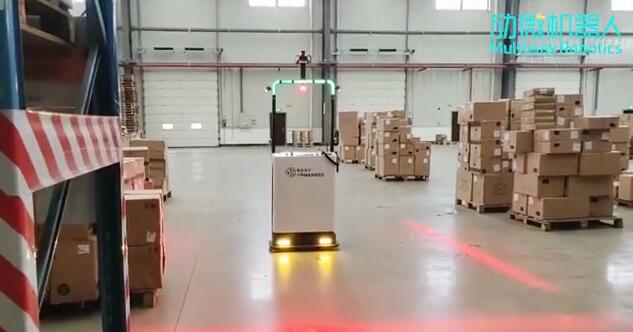 【劢微轻型托盘车MW-T10】应用于某第三方物流仓库（海外货物）