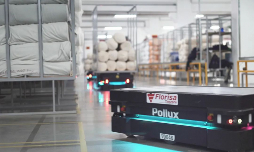 Florisa 利用 5 台协作式 MiR 1000 机器人为其巴西工厂提高生产力和安全性