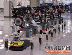 智能拉料agv车工厂运输agv小车磁条导引自动AGV无人搬运车
