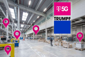 Trumpf和德国电信正在通过5G园区网络连接定位系统
