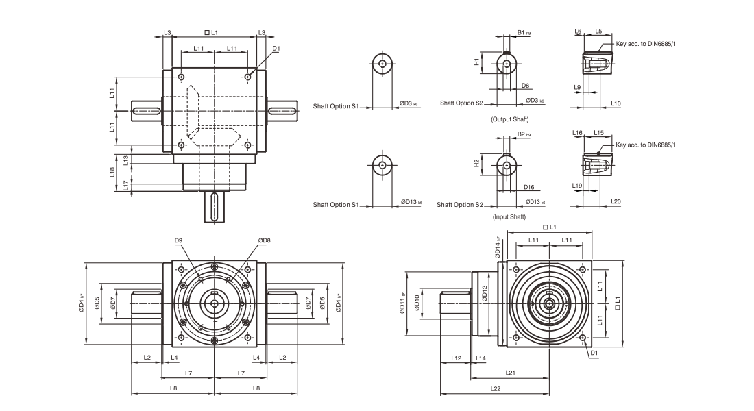 多输出轴减速机 多输出轴减速机