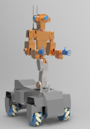 九立  麦克纳姆智能双臂机器人-MS06