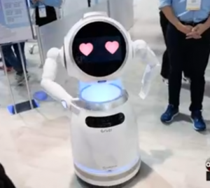 机器人、Metaverse在消费电子展上展出