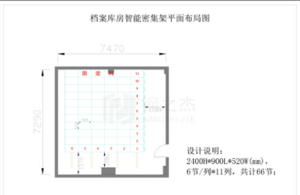 钢之杰智控  50平米智慧智能档案室建设方案和预算