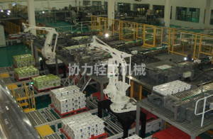 无人工厂包装高位打包码垛机