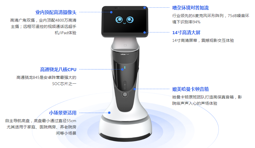 智能接待服务机器人-Mini_中国AGV网(www.chinaagv.com)