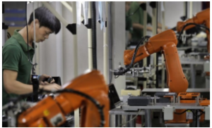 根据IFR报道36% 的机器人自动化技术出口到中国